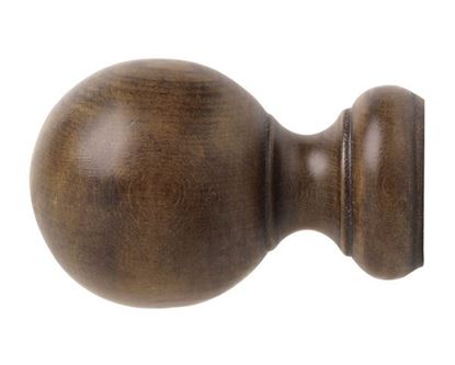 Picture of Wood Ball Finial For 1 3/8" Wood Drapery Rods