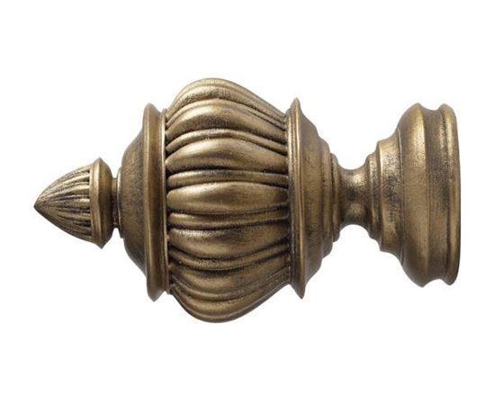 Kirsch Armada Finial For 2" Wood Drapery Rods