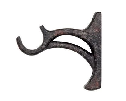 Picture of 3 1/2" Return Bracket For 1" Wrought Iron Drapery Rods