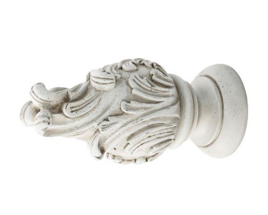 Picture of Wave Finial For 1 3/8" Or 2" Wood Drapery Rods
