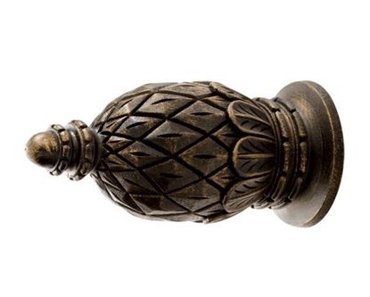 Picture of Temple Finial For 1 3/8" Or 2" Wood Drapery Rods