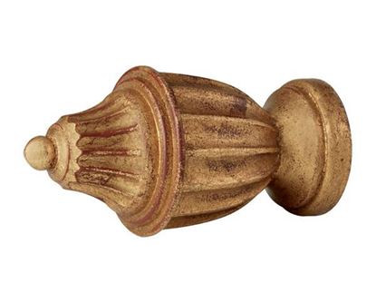 Picture of Sleek Urn Finial For 1 3/8" Or 2" Wood Drapery Rods