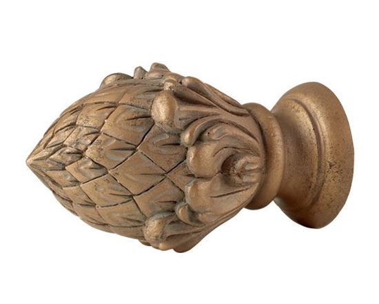 Picture of Pineacanthus Finial For 1 3/8" Or 2" Wood Drapery Rods