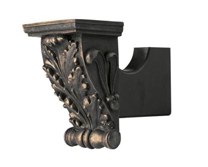 Picture of Small Acanthus Leaf Bracket For 1 3/8" Or 2" Poles