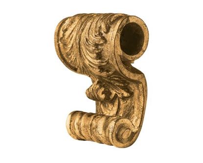 Picture of Wide Acanthus Leaf Bracket For 1 3/8" Or 2" Wood Poles
