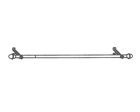 Picture of 28-48" Cafe Curtain Rod, 13/16"